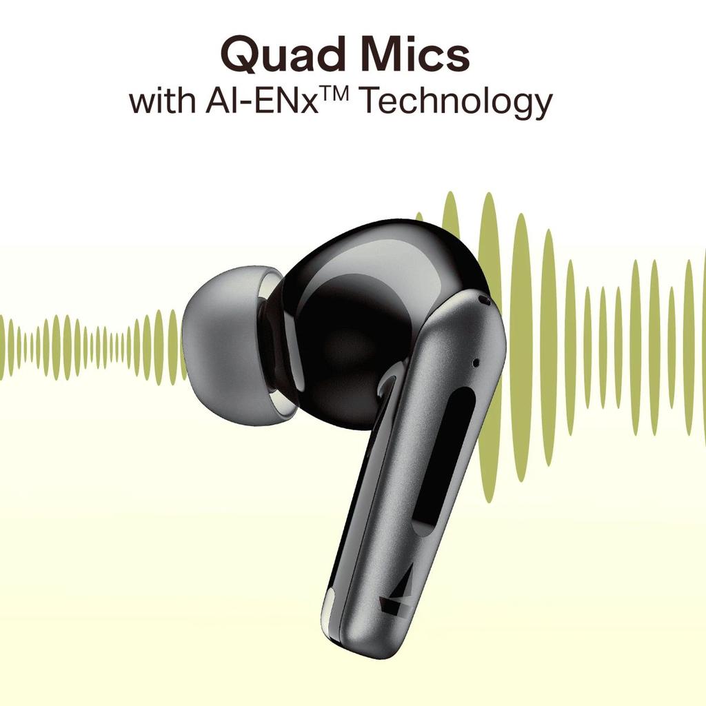 boAt Airdopes Prime 512 | Wireless Earbuds with 50 Hours Playback & 4 Mics with AI-ENx™ Tech — photo 5