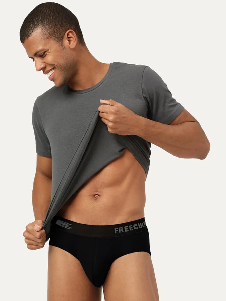 Men's Anti-Bacterial Micro Modal Brief in Contrast Waistband (Pack of 1) — photo 4