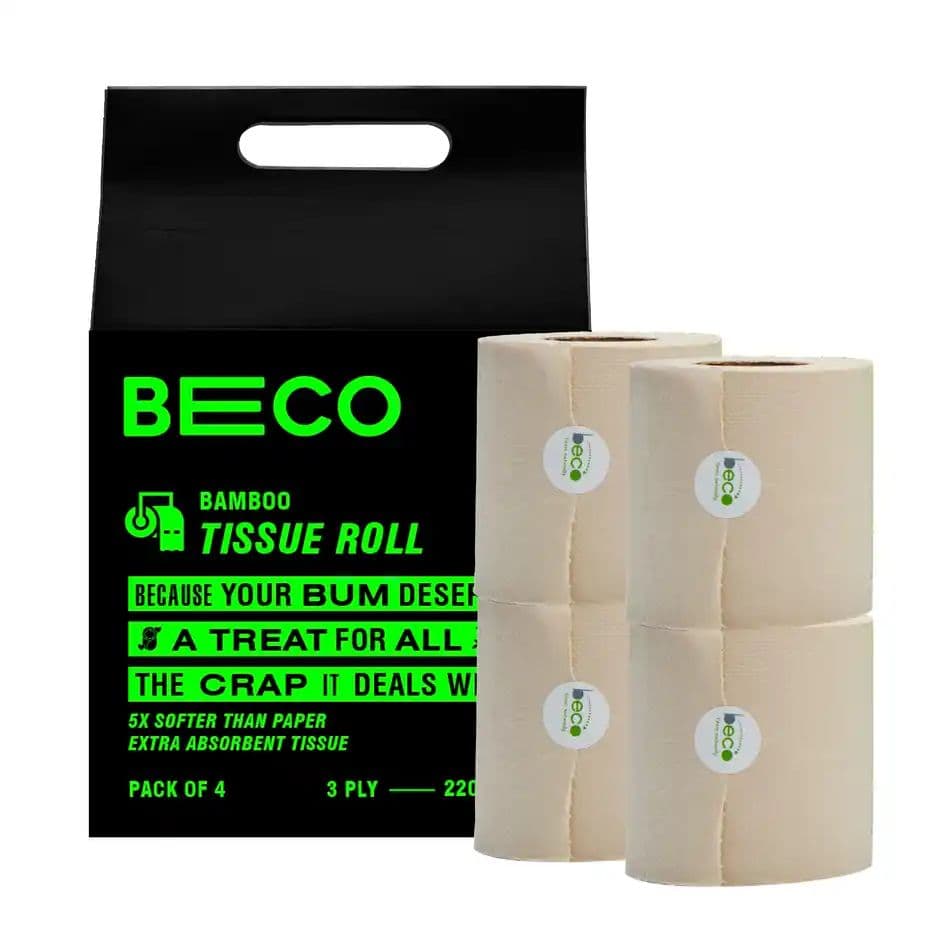 Beco Toilet Tissue Paper Roll - 3 ply - Ecofriendly — photo 2