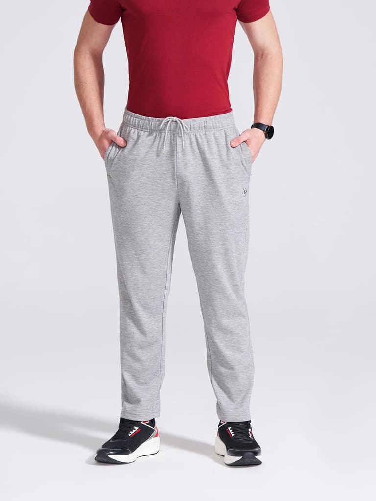 Men's Grey Regular Fit Track Pants — photo 2