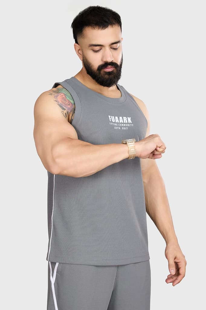 Drip Oversized Tank Dark Grey — photo 5