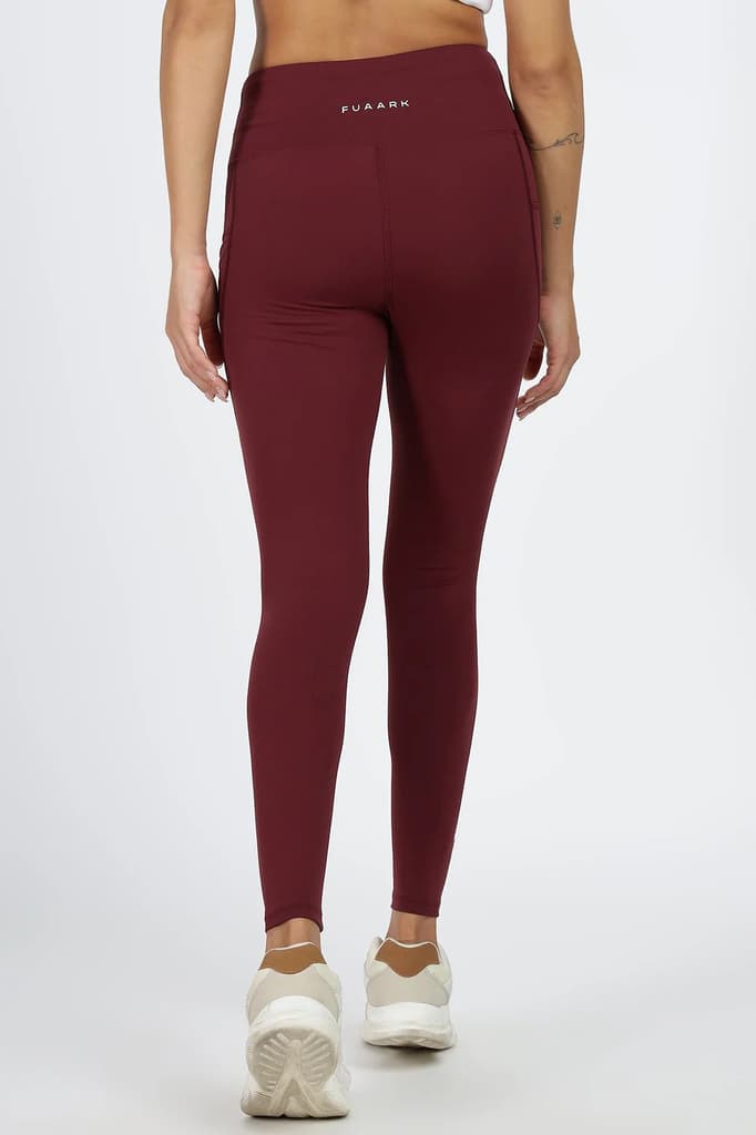 Timeless Nylon Leggings Maroon — photo 7
