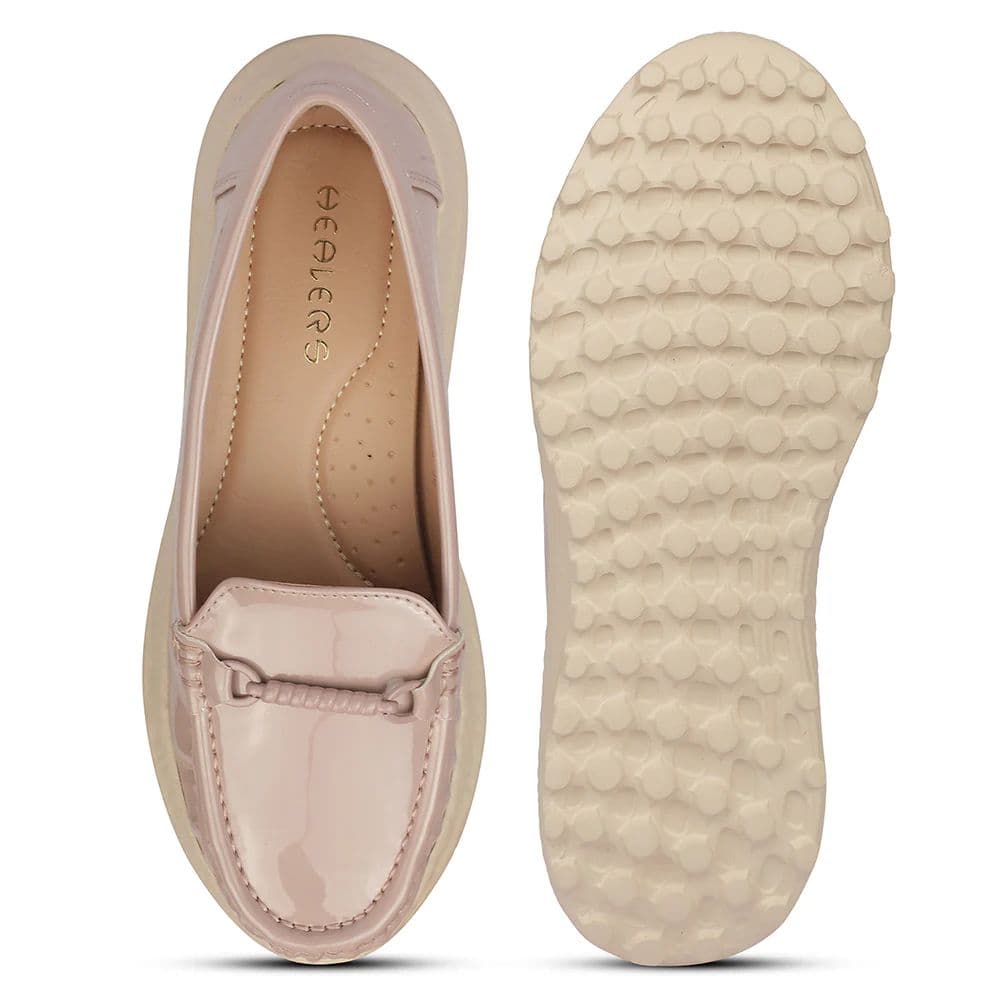Healers ZQ-FDBL-08 Bellies Peach Casual Ballerina Shoes for women by Liberty — photo 4