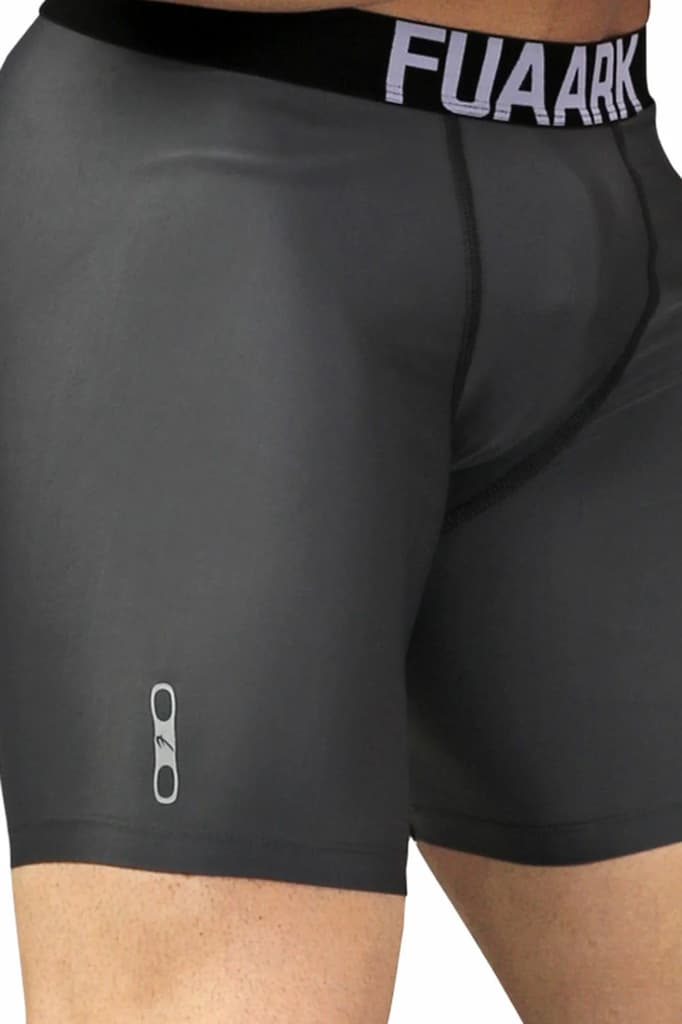 Nylon Compression Shorts Grey — photo 2