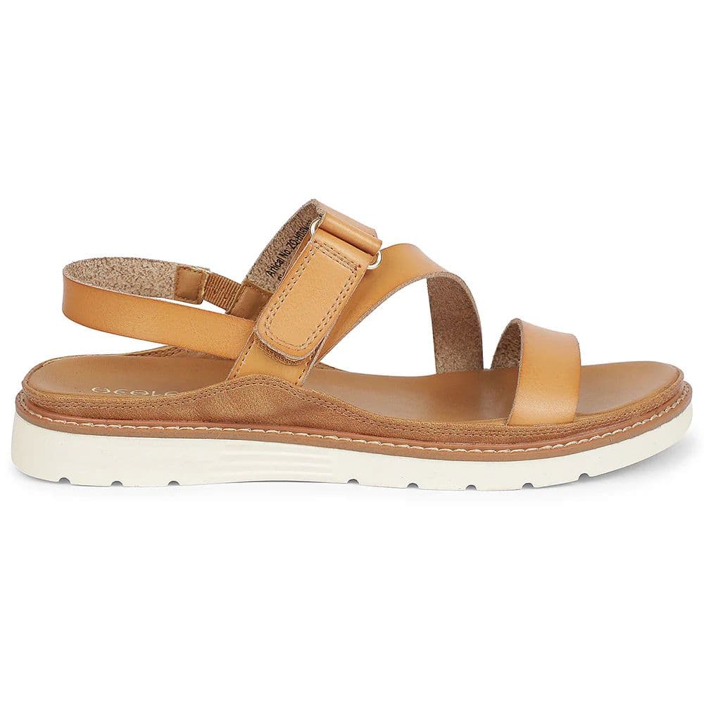 Healers Tan Casual Flat Sandal for Women ZQ-HDSN-07 by Liberty — photo 2