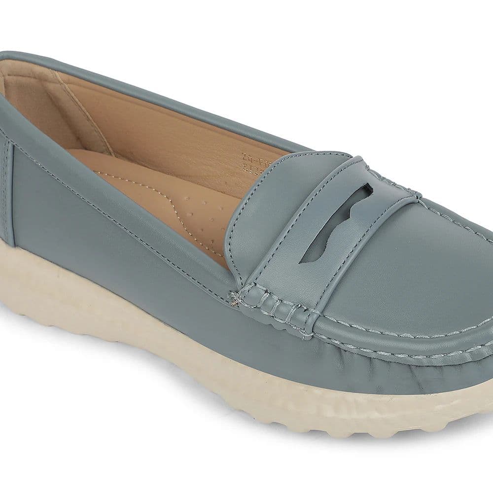 Healers Sky Blue Casual Flat Ballerina for Women ZQ-FDBL-11 by Liberty — photo 5