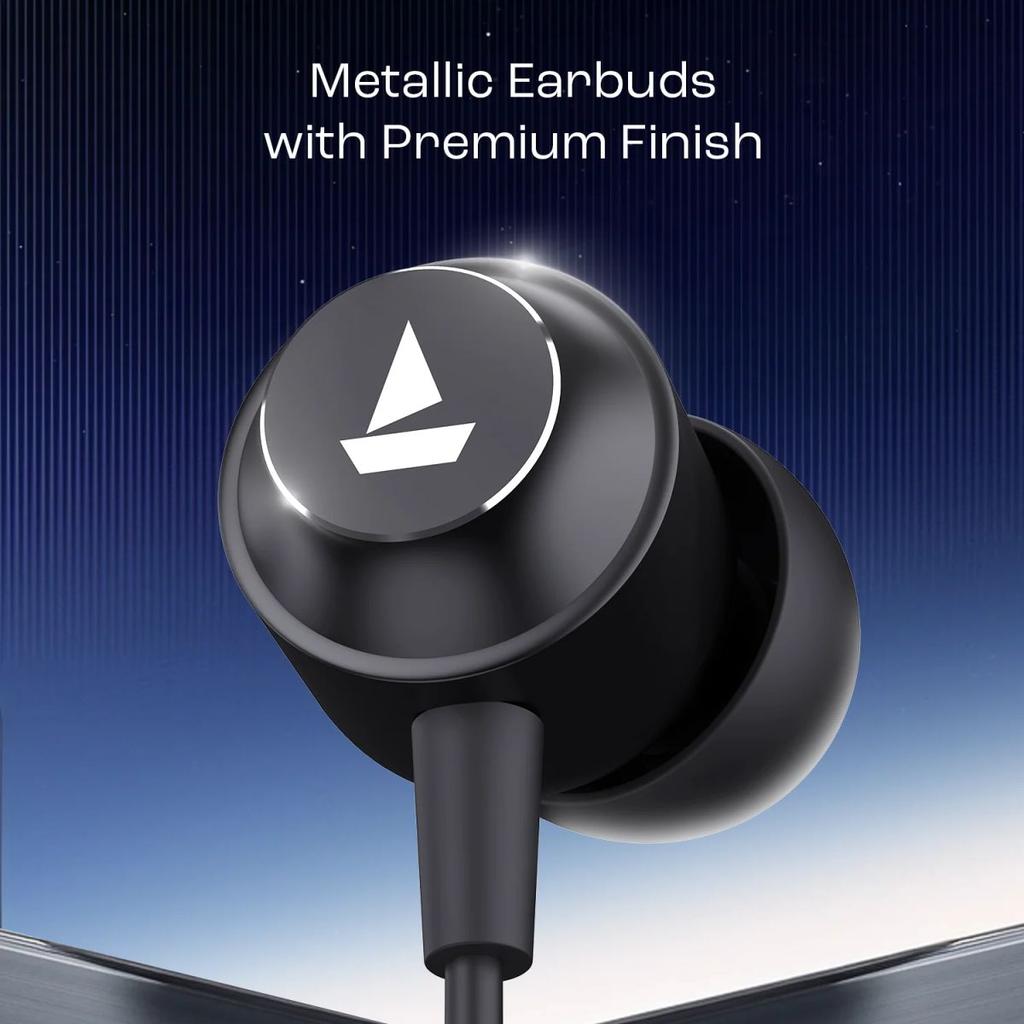 Bassheads 162v2 | Wired Earphone with 10mm Drivers, boAt Signature Sound, Metallic Earbuds, Ergonomic Fit — photo 6