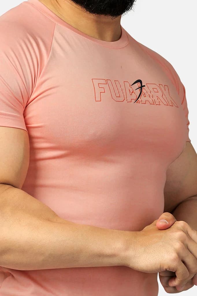 Bold Melange T-shirt Pink — photo 3