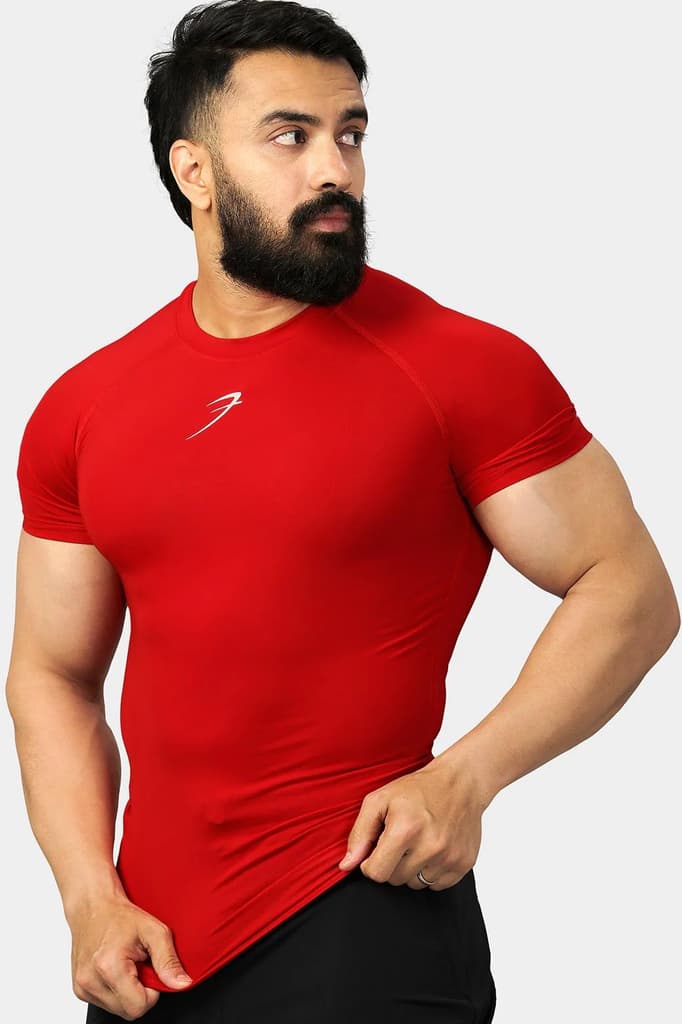 Compression T-shirt Red — S