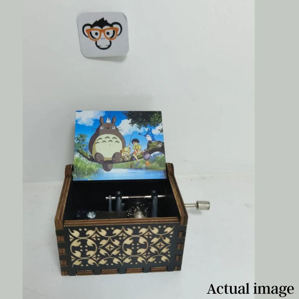 Totoro Wooden Wind Up Music Box — photo 4