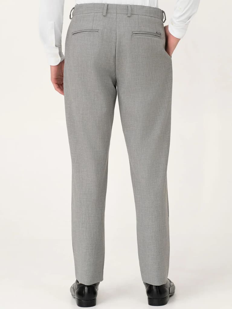 Director Grey Pro.Stretch Formal Trousers