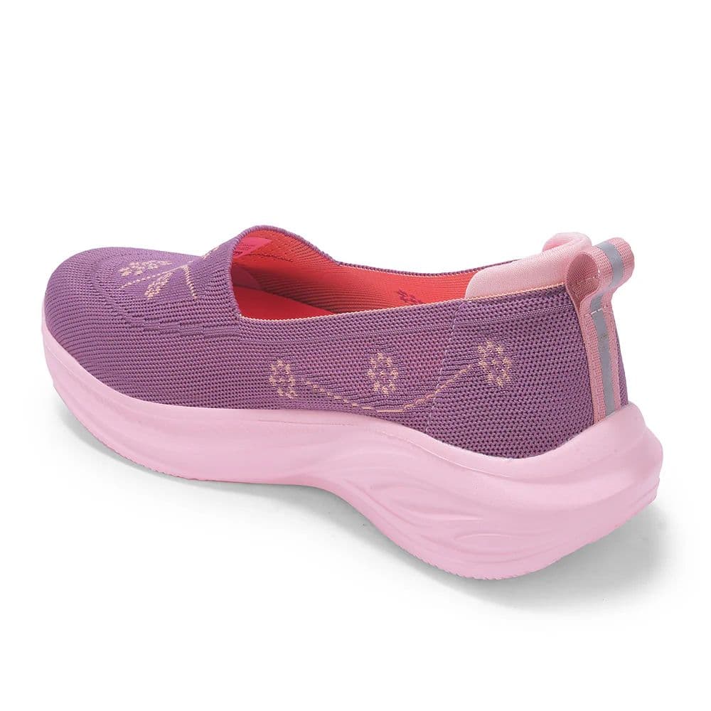 LEAP7X GLOWSTAR-E Peach Sports Non lacing Walking shoes for Women by Liberty — photo 5