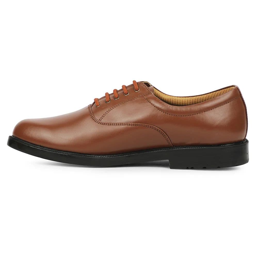 Freedom Tan Classic Oxford Police Shoes For Men 5238-219WT By Liberty — photo 3