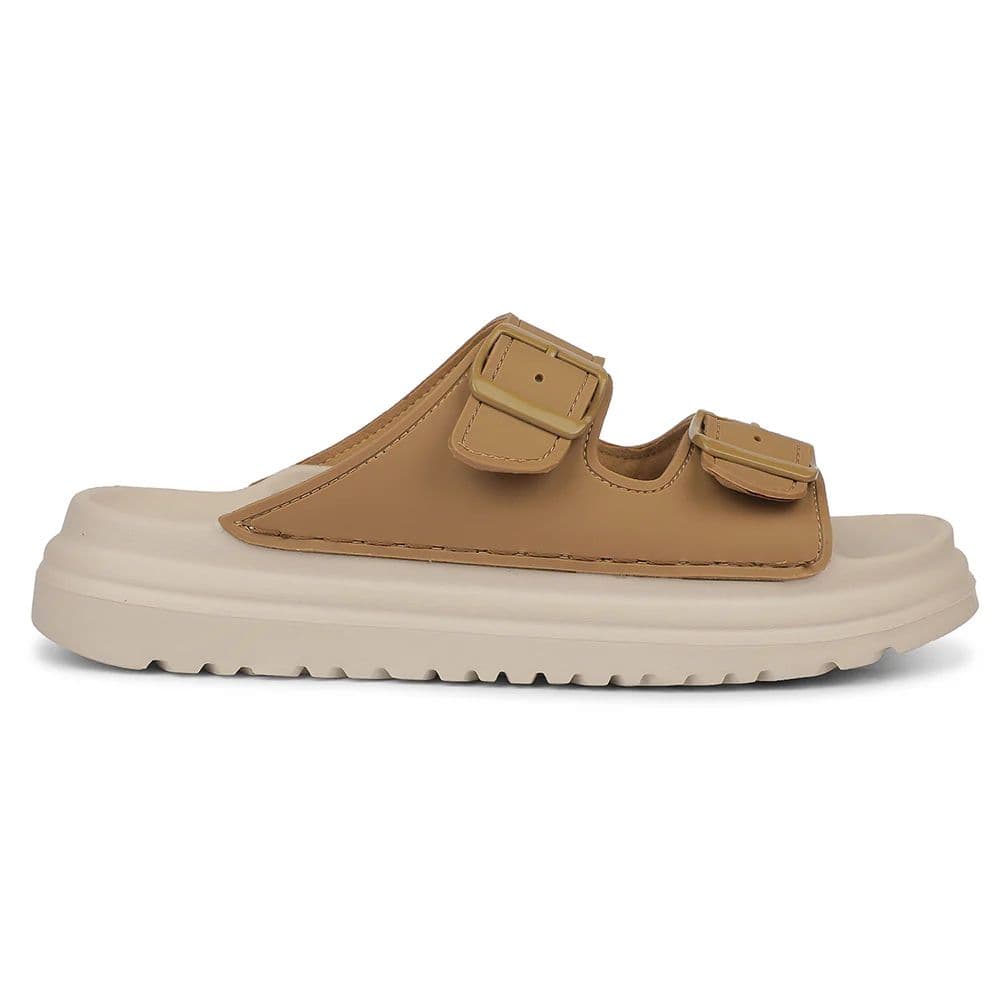 Healers ZQ-DMSL-07 Everday Comfort Tan Casual Slipn on Slippers for women by Liberty — photo 2