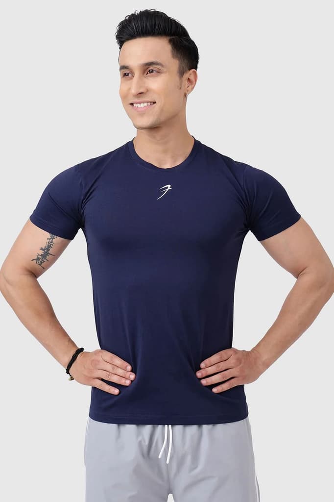 Pulse T-shirt Navy — S