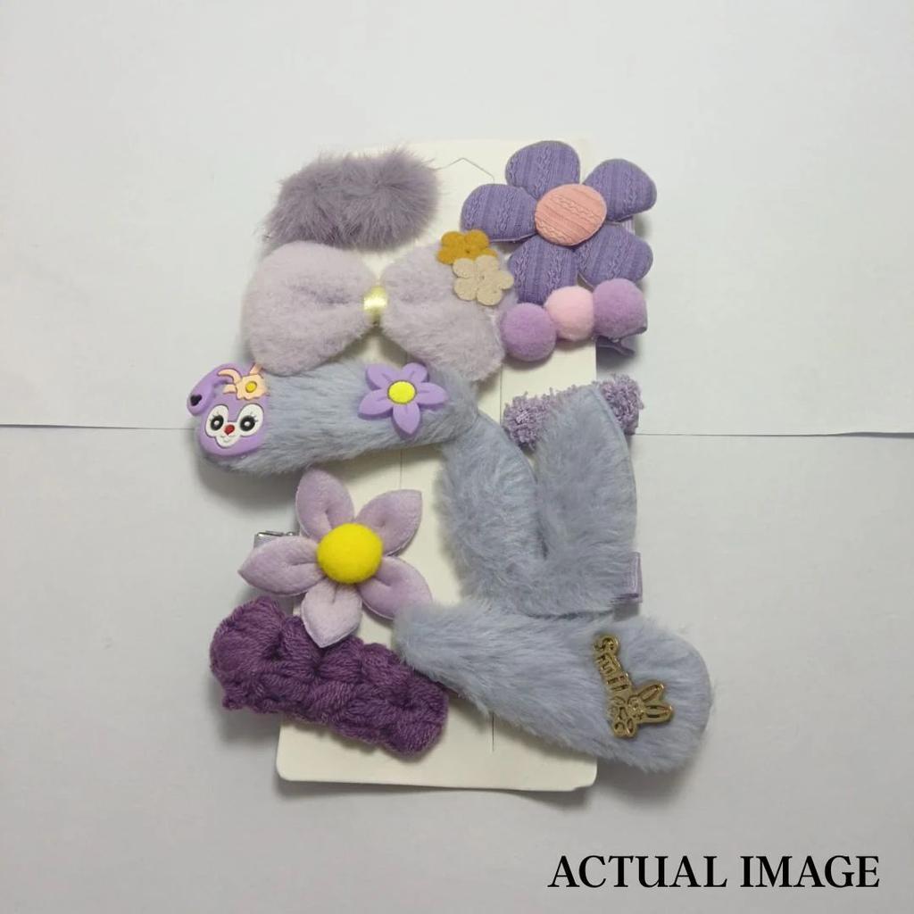 FuzzyFun Baby Girl Hair Clip Sets – Soft n Cute Animal n Flower Hair Accessories — photo 5