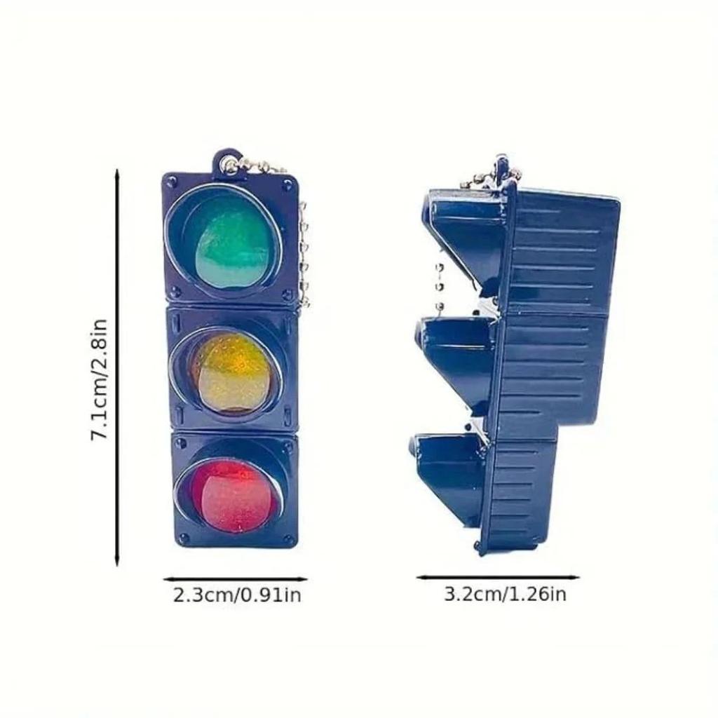 Traffic Light Keychain with LED Lights — photo 6