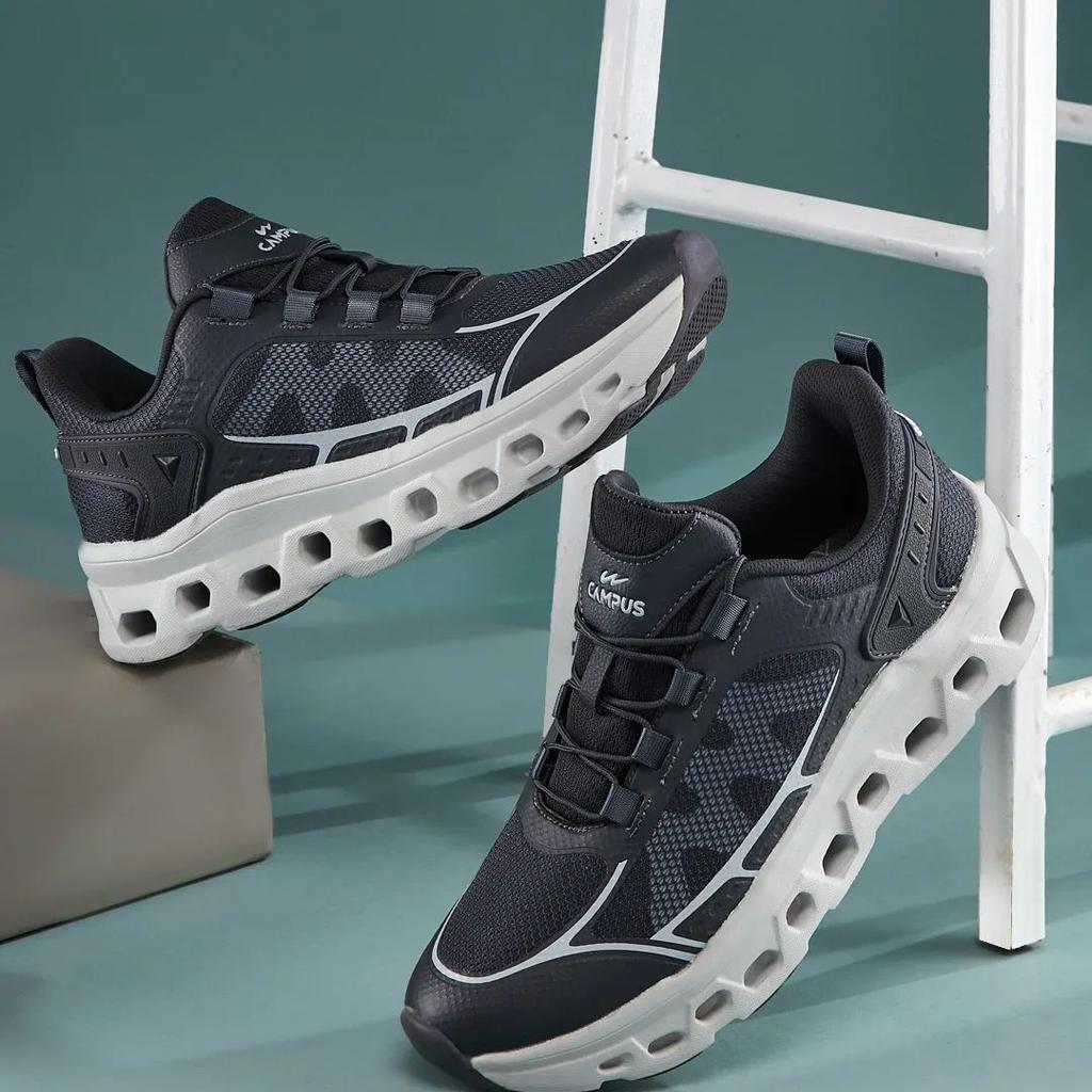 NECTER Grey Men's Running Shoes