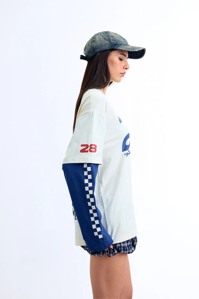 Blue Line Drift Long Sleeve T-shirt — photo 4