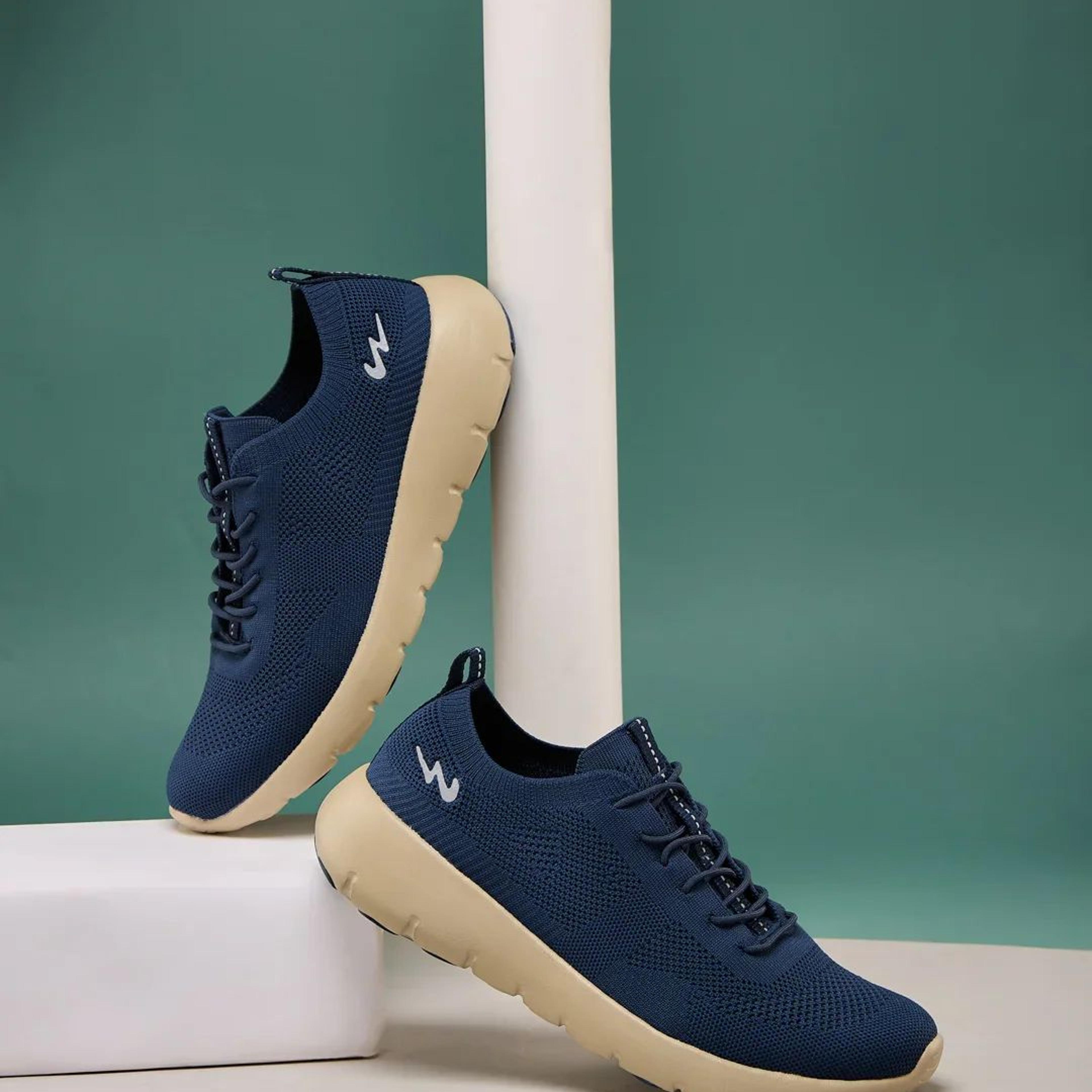 ADEL Navy Men's Walking Shoes