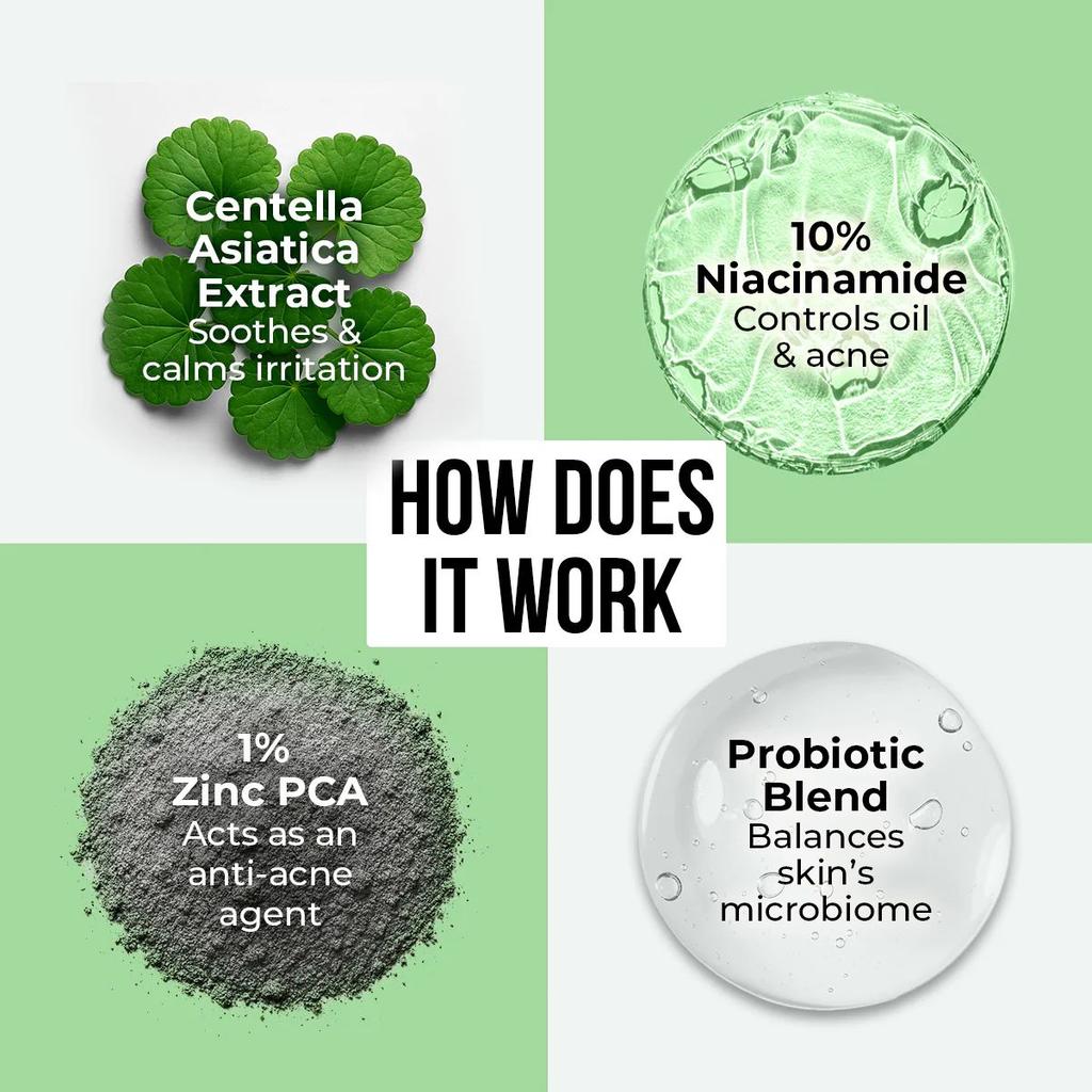 Centella & 10% Niacinamide Ampoule Serum - 10ml (Pack of 2)