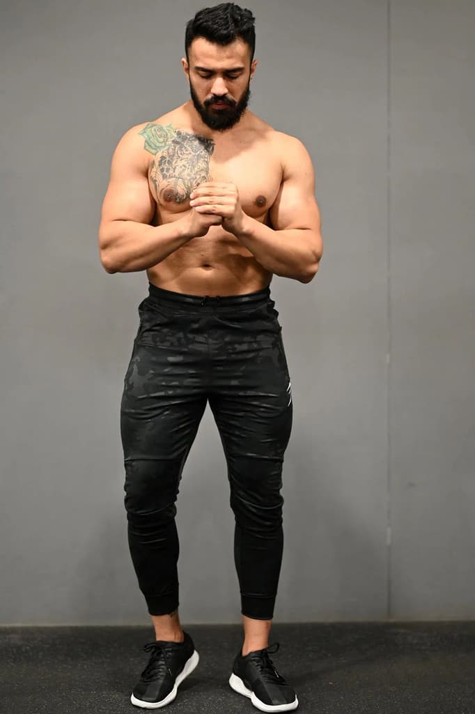 Camo Joggers Black — photo 4