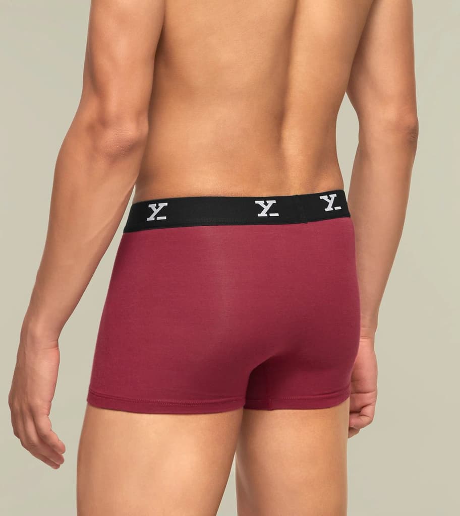 Ace Modal Trunks Pack of 3 (Black, Navy Blue, Red) — photo 2