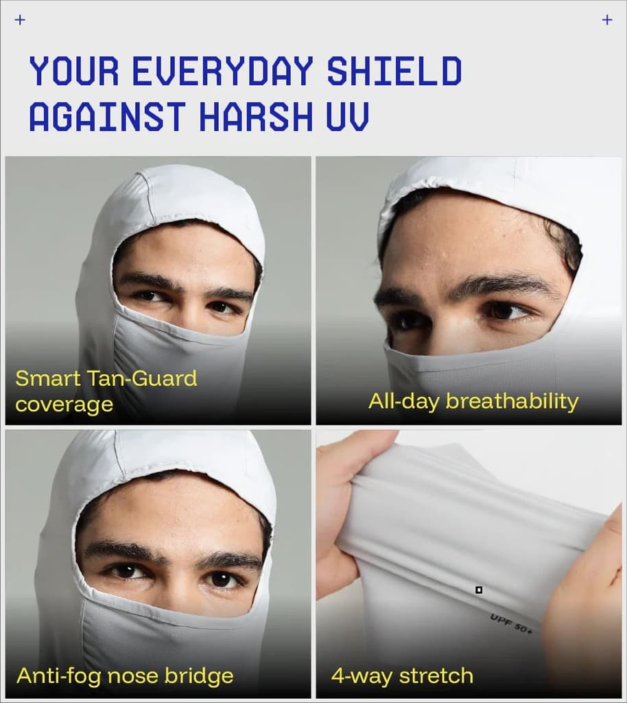 Sunscreen Balaclava Ice — photo 4