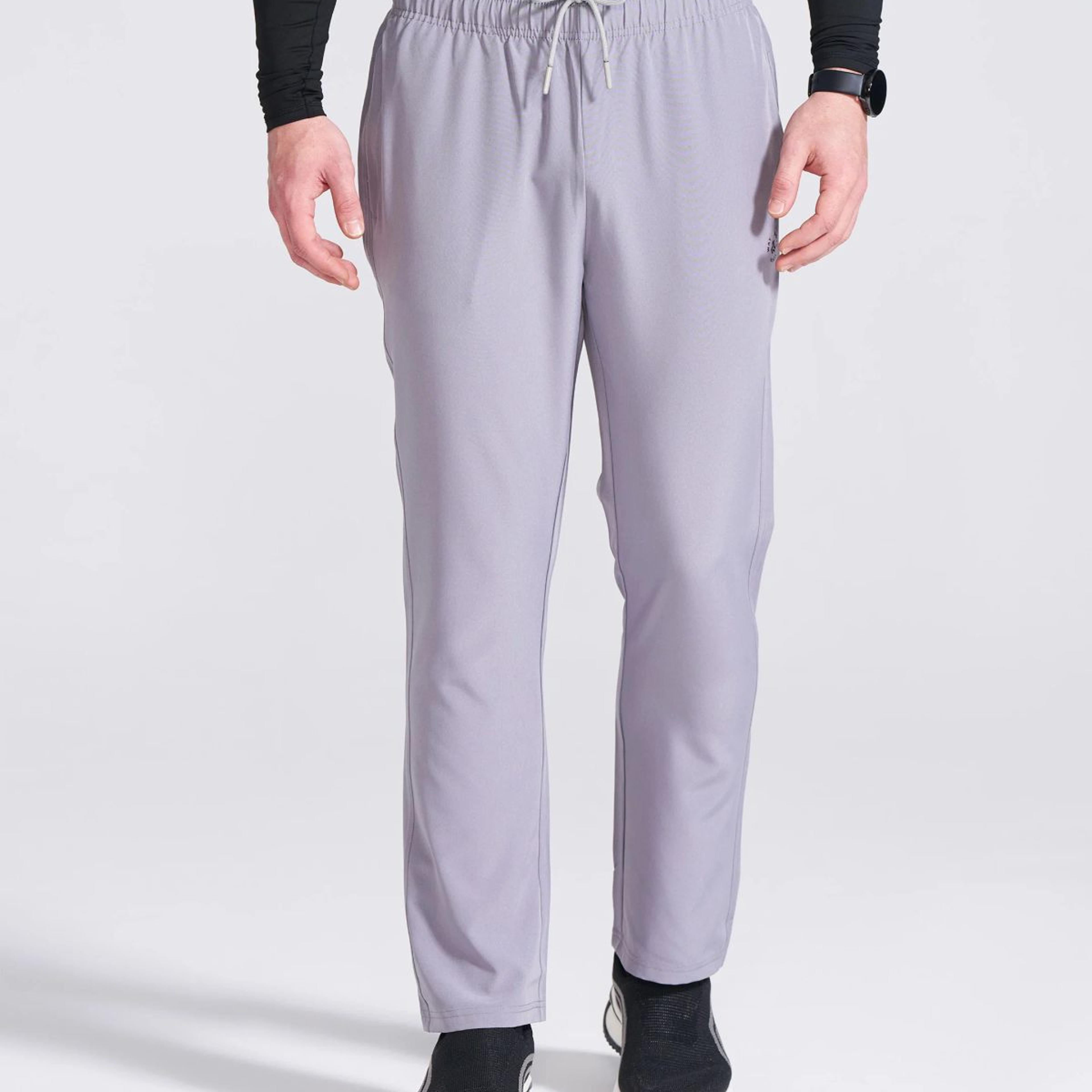 Men's Grey Regular Fit Track Pants