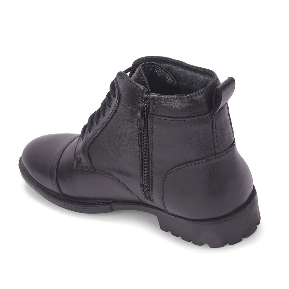 Healers HML-81E Black Casual Lacing Boot for Men by Liberty — photo 4