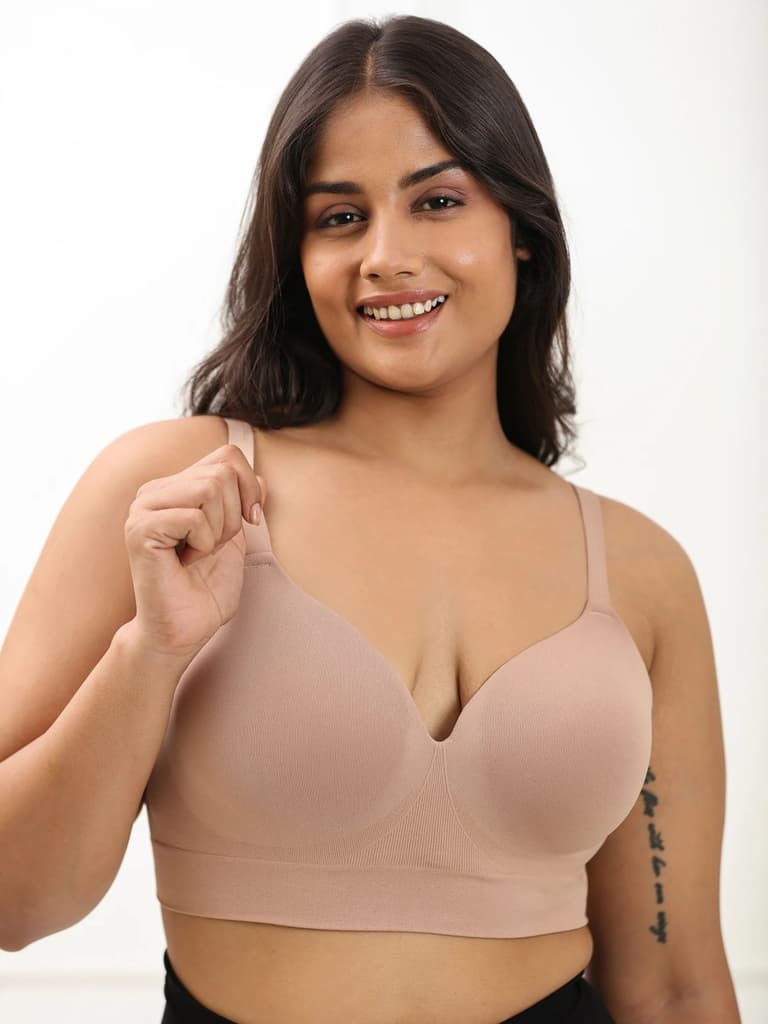 Wireless Support Bra - Non-Wired T-Shirt Bra with Full Coverage Support — photo 10