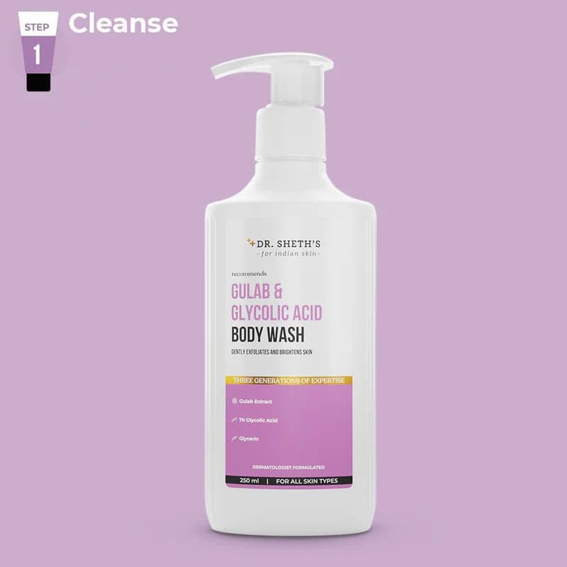 Gulab & Glycolic Acid Body Wash - 250ml