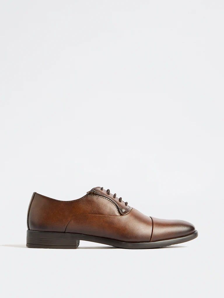 SOLEPLAY Tan Ombre Oxford Shoes — photo 2