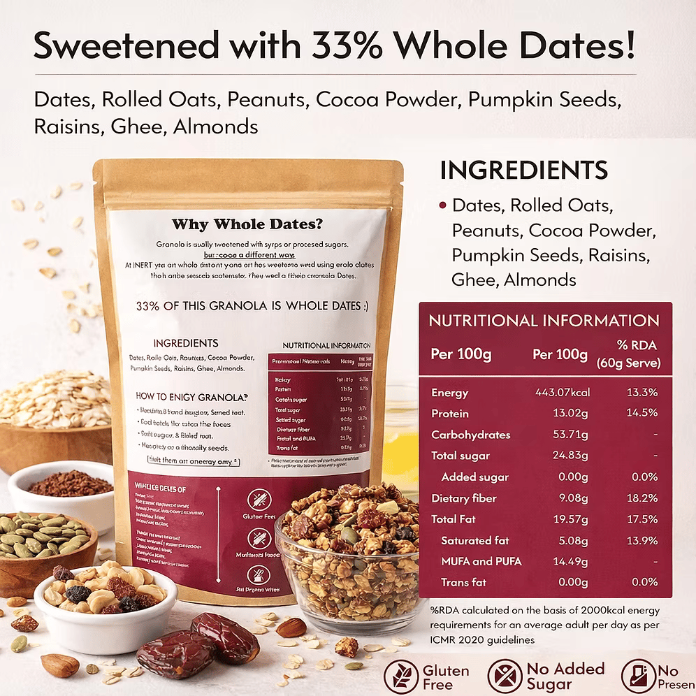 Whole Date Granola | Classic Chocolate: 400g — photo 3