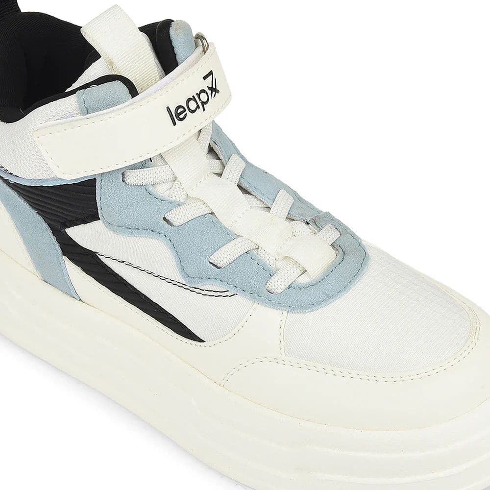 Leap7x Sky Blue Sporty Casual Lacing Sneakers For Women STYLO-10 By Liberty — photo 4