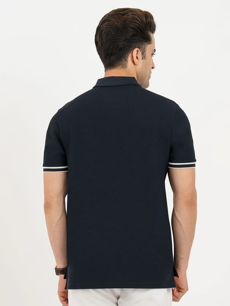 Polo T Shirts for Men in Dark Navy | Classic Polo T Shirts — photo 3