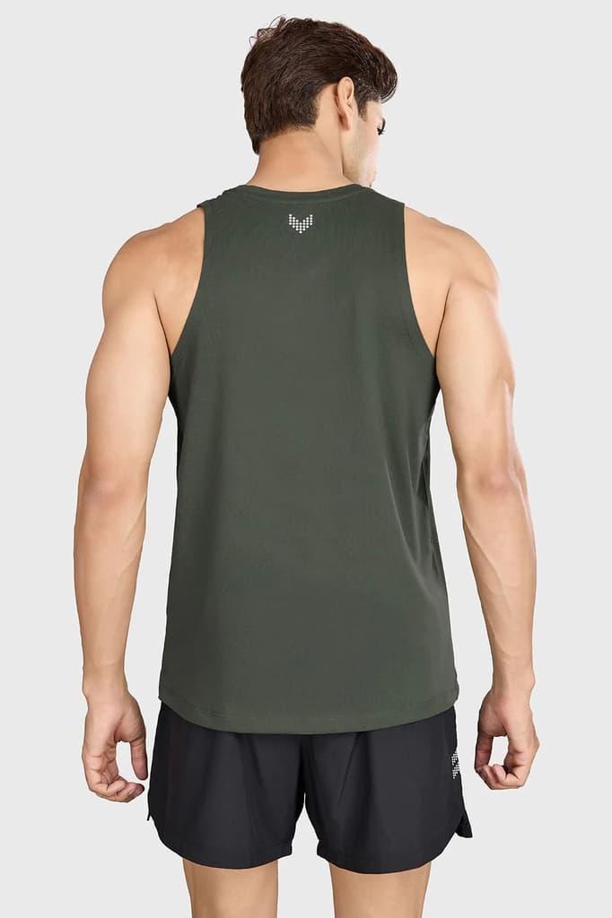 Pulse Running Tank Olive — photo 6