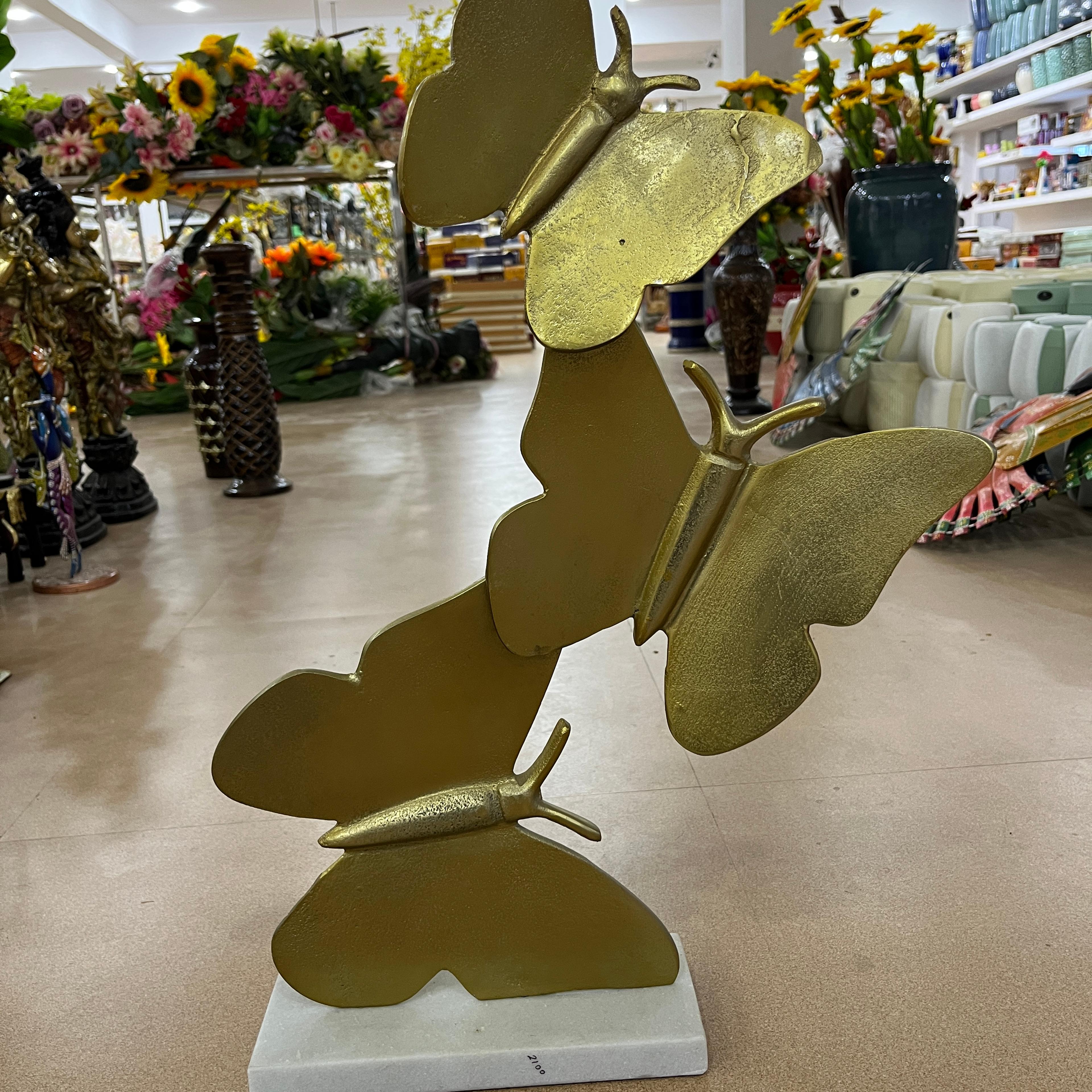 Gold Butterfly Statue | Sculpture | Gold | Gold