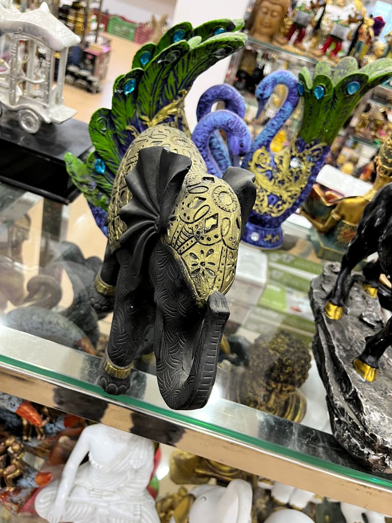 Gold Elephant Statue | Sculpture | Bronze | Gold