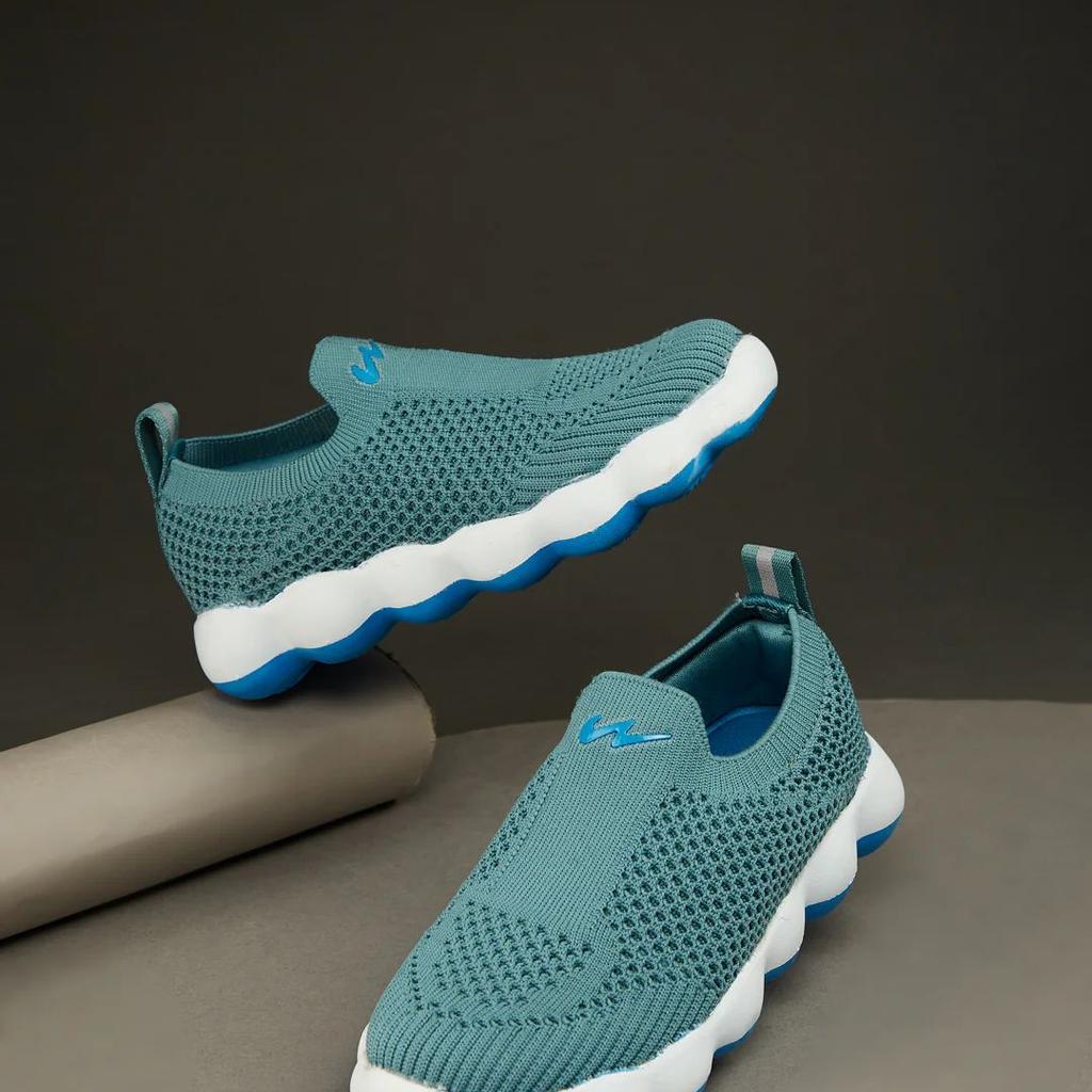 TOON KIDS Green Kids Walking Shoes