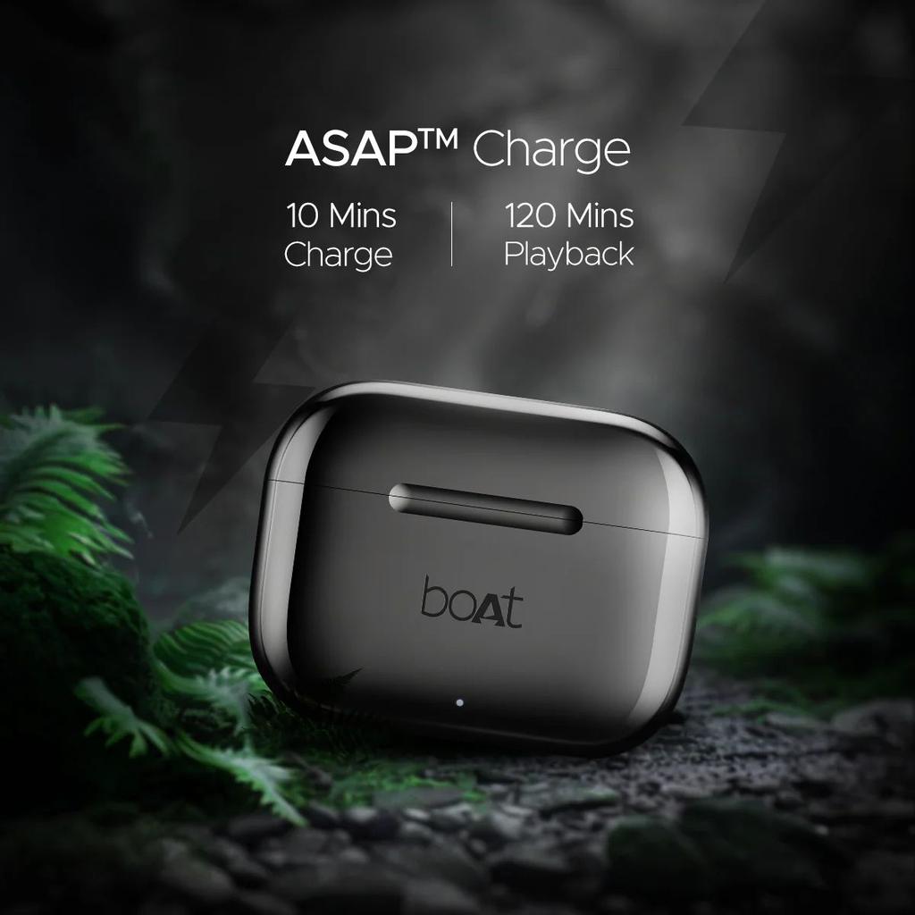 boAt Airdopes 161 (Metallic) | Wireless Earbuds with Massive Playback of upto 50 Hours, IPX4 Water & Sweat Resistance, IWP Technology, Type C Interface — photo 5
