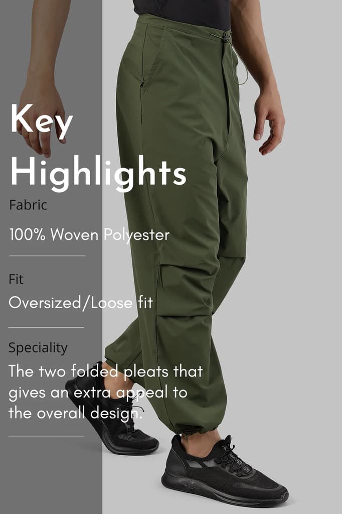 Sublime Parachute Pants Olive — photo 7