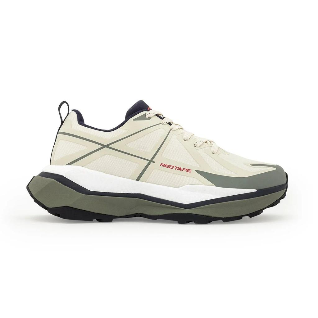 Athleisure Sports Shoes for Men in Off White and Olive | Low-Cut Shoes. — photo 2