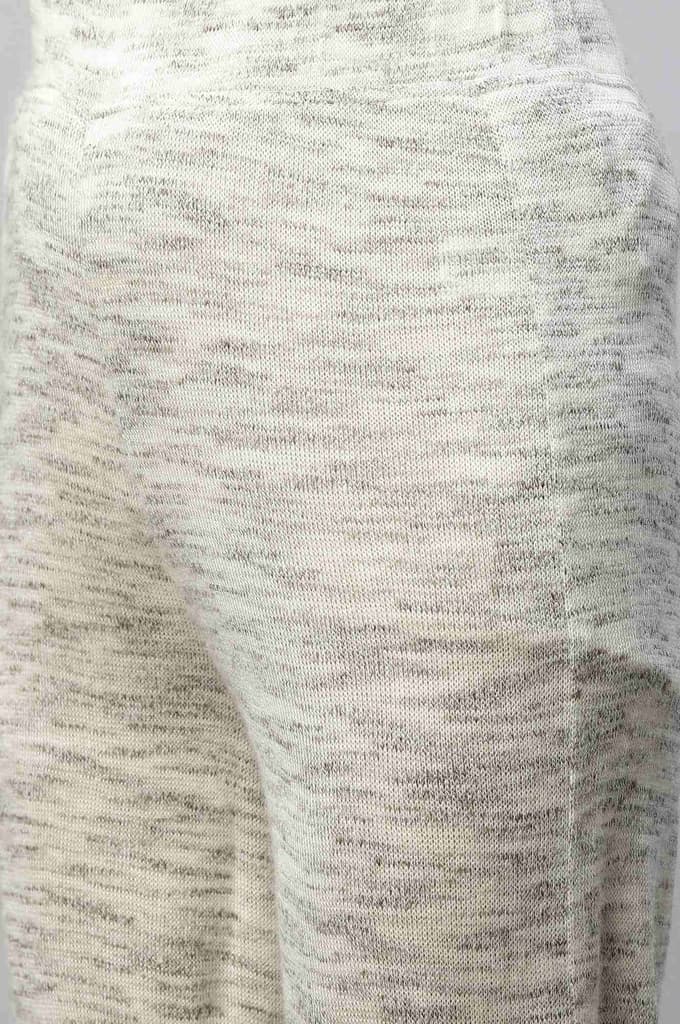 Grey Solid Straight Fit Palazzo With Elasticated Waist — photo 6