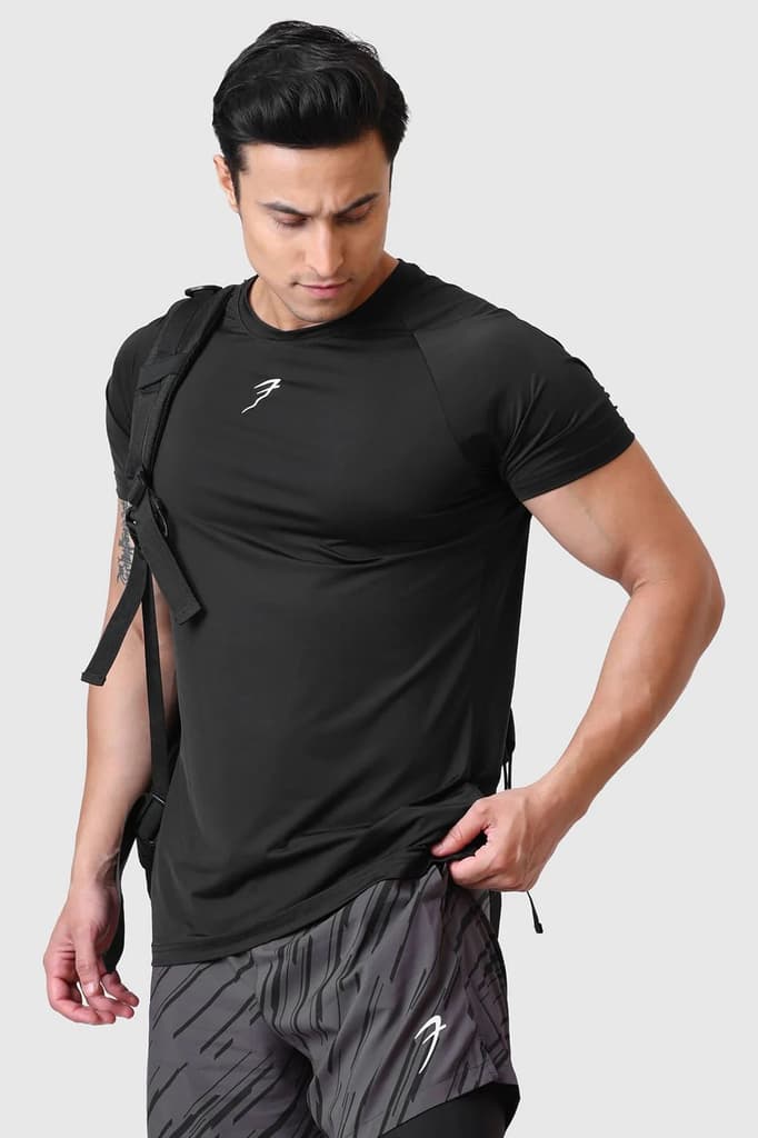 Bare Nylon T-shirt Black — photo 7