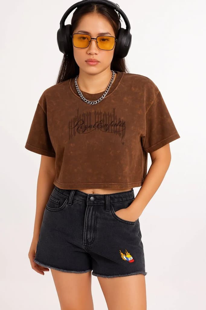 Made Like A Gun Cropped Tee 002_Royal Enfield x Urban Monkey — photo 9