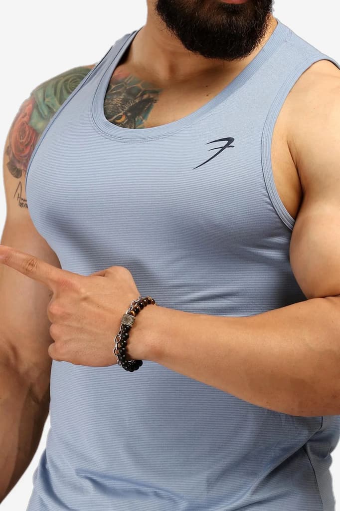 Men's Light Tank Blue — photo 3