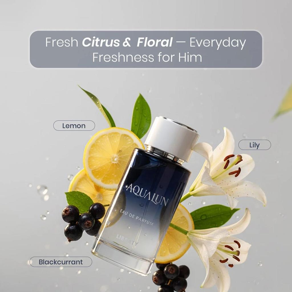 Liberty Luxury Aqualun Perfume For Men (100ml), Eau De Parfum (EDP), Long Lasting Smell — photo 3
