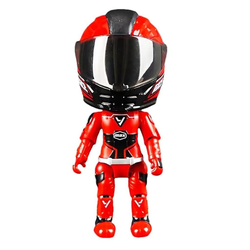 Helmet Metal Mini Figure – Die-Cast Transforming Racing Action Figure (2-in-1 Helmet to Hero) — photo 7