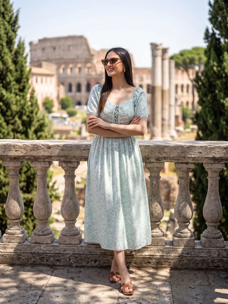 Miraya Floral Dress
